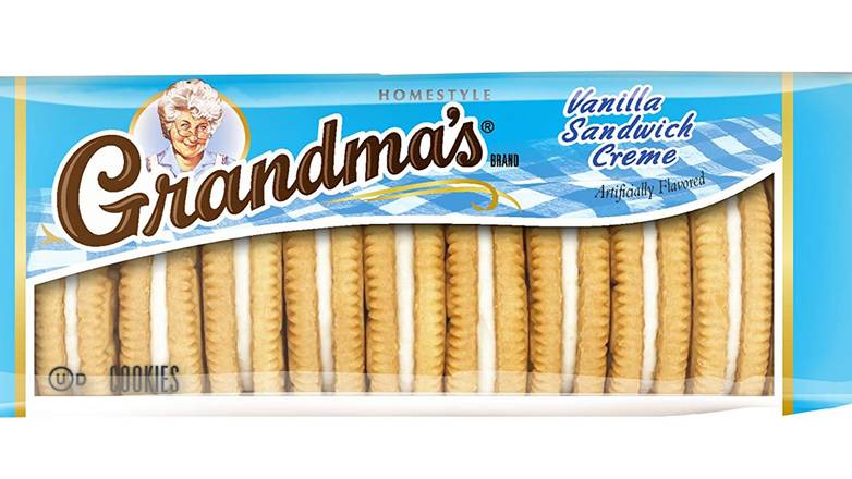 Order Grandma'S Sandwich Creme Cookies Vanilla food online from Trumbull Mobil store, Trumbull on bringmethat.com