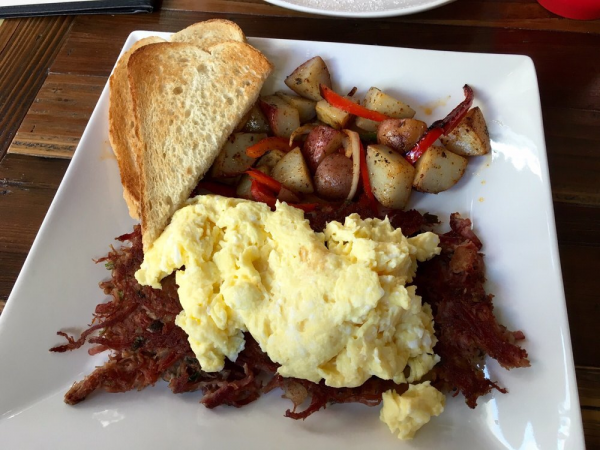 Order Corned Beef Hash Breakfast  food online from Sutter pub store, San Francisco on bringmethat.com