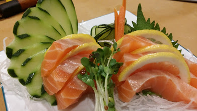 Order Salmon Sashimi  food online from Shogun Sushi store, Santa Clarita on bringmethat.com