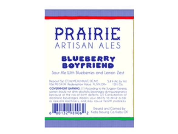Order Prairie Blueberry Boyfriend Sour Ale - 4x 12oz Cans food online from Liquor Cabinet store, Houston on bringmethat.com