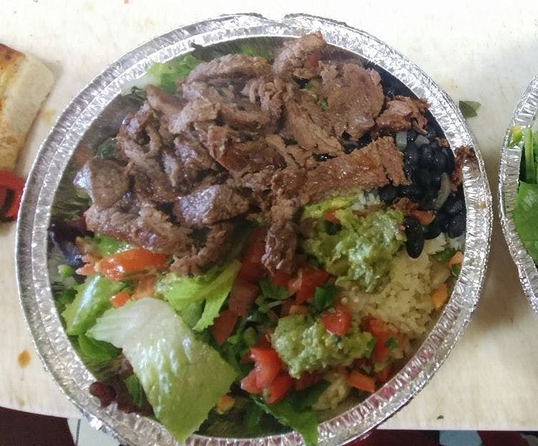 Order Rice Salad with Steak - Bowl food online from Yordana Pizza Ii store, Fairless Hills on bringmethat.com