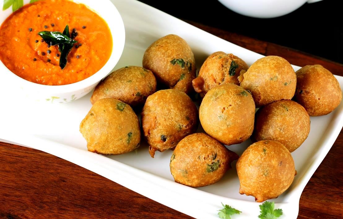 Order Bonda food online from Ruchi Indian Restaurant store, Bellevue on bringmethat.com
