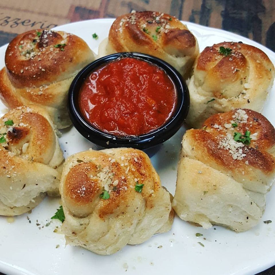 Order Garlic Knots - 8 Pieces food online from Little Vito Pizza store, Kernersville on bringmethat.com