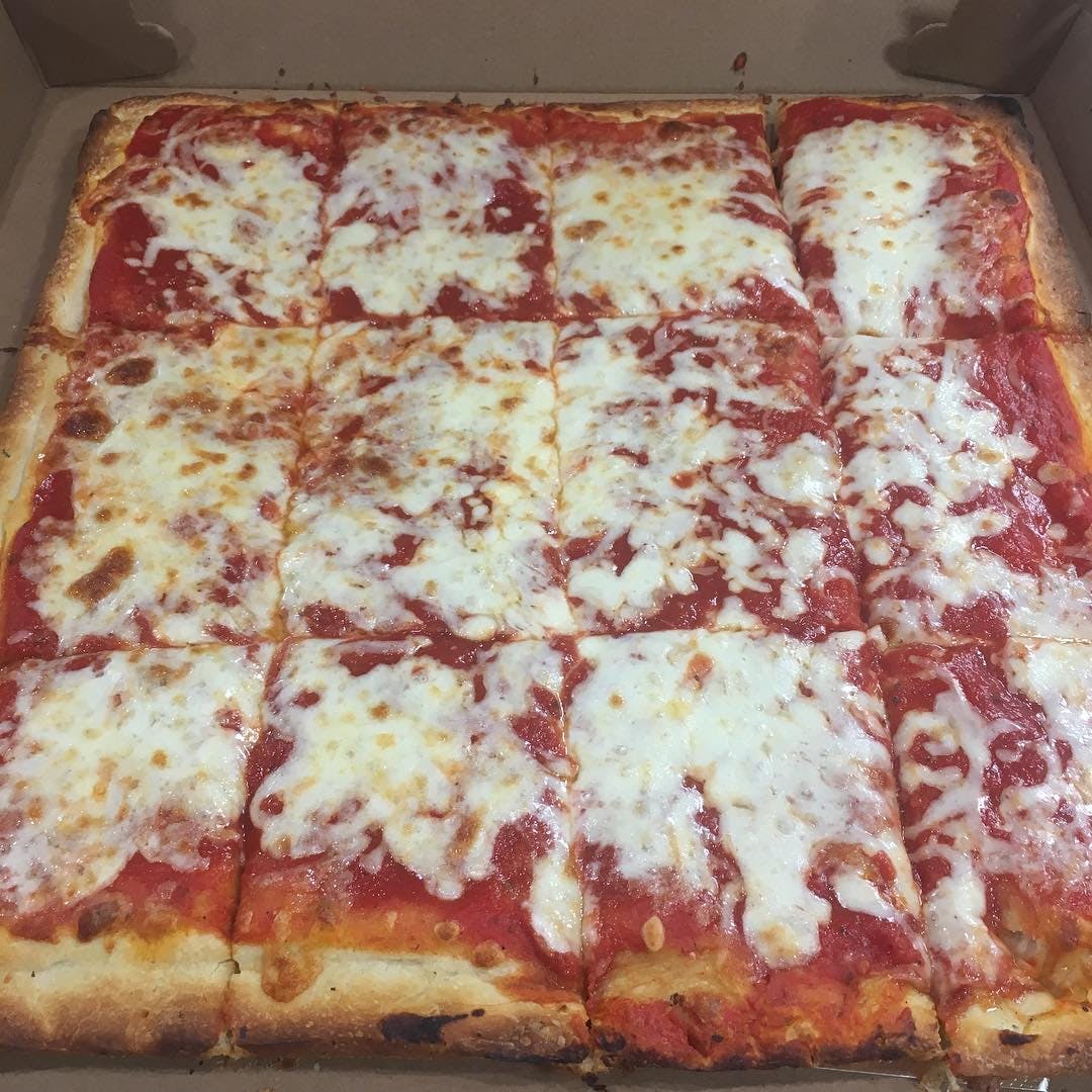 Order Sicilian Pie - Pizza food online from Lorenzo's Pizza store, Staten Island on bringmethat.com