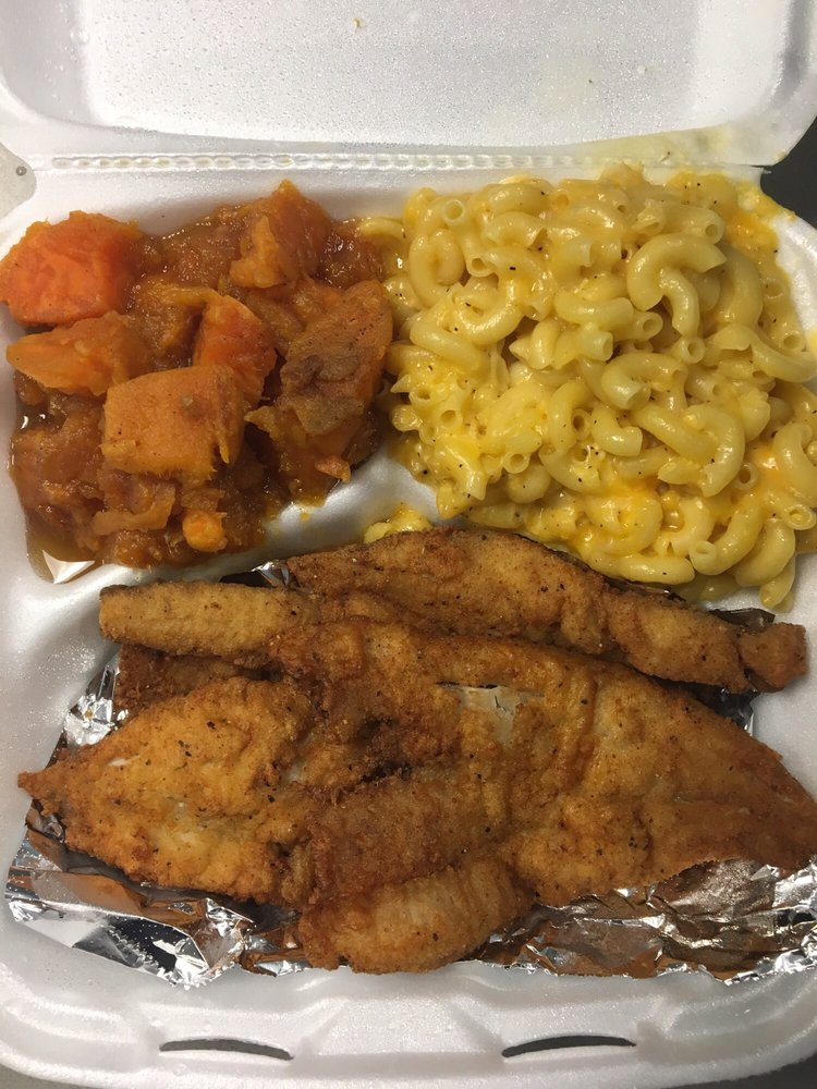 Order Fish Dinner (only available 11am onwards) food online from Evelyn Soul Food store, Wilmington on bringmethat.com