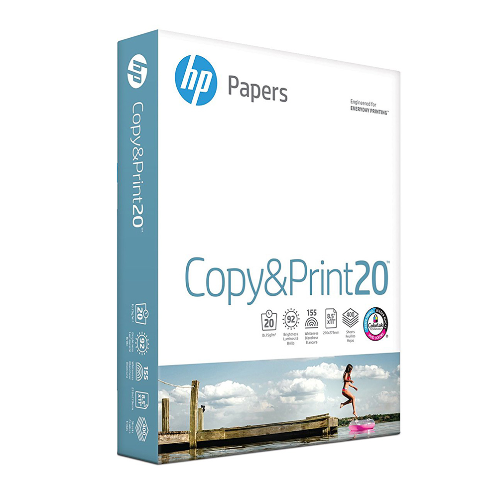 Order HP Printer Paper, Copy and Print20, 8.5 x 11, Letter, 20lb, 92 Bright, 400 Sheets / 1 Ream (200010R) food online from Rite Aid store, CORNING on bringmethat.com