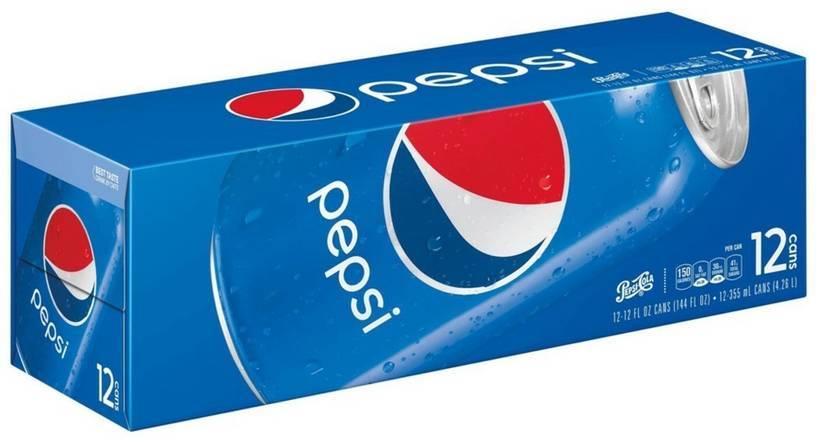 Order Pepsi 12pk Cans food online from Extra Mile 3062 store, Vallejo on bringmethat.com