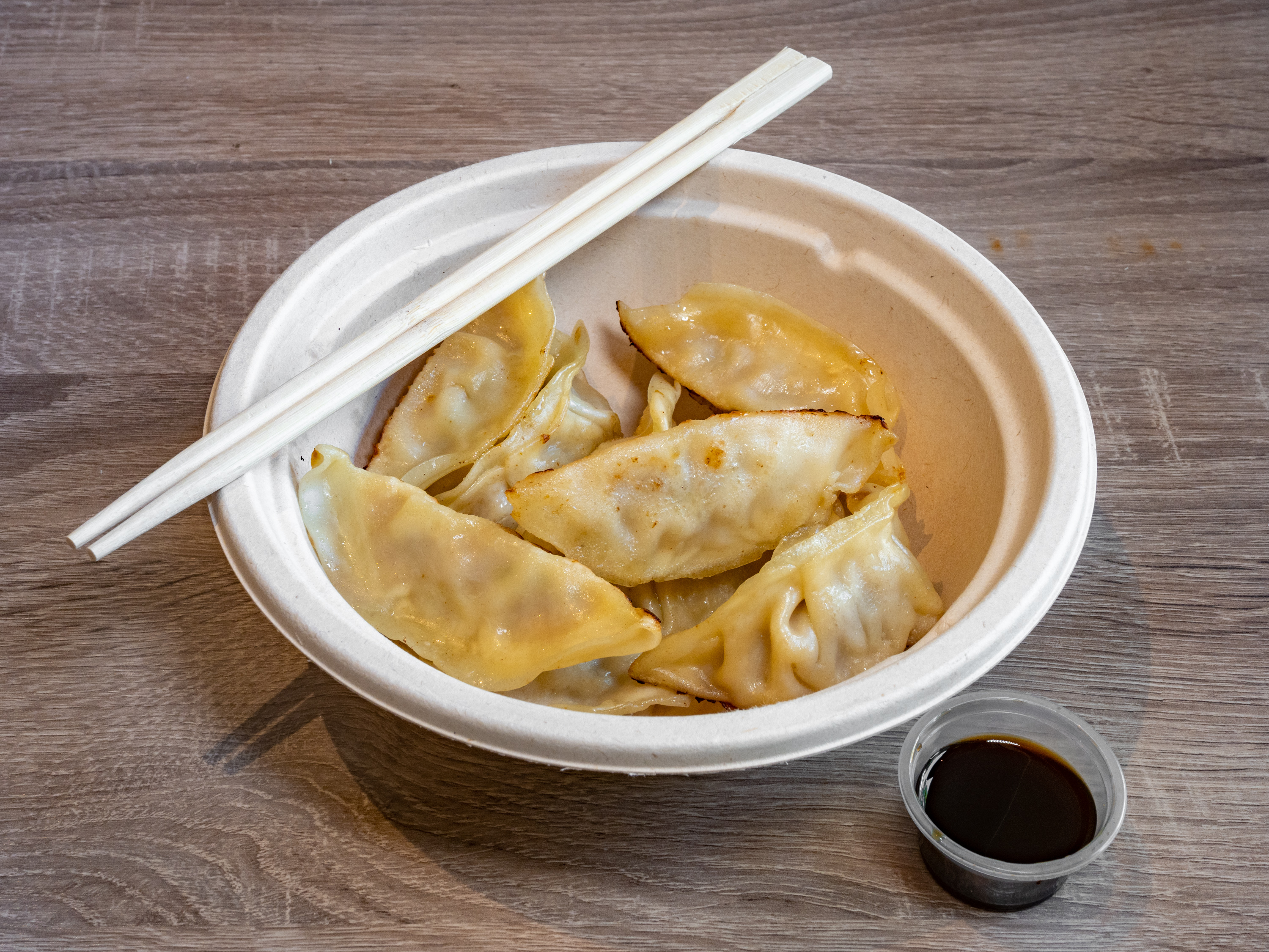 Order Gyoza 餃子 food online from Saucy Dig: Healthy Asian-Inspired Bowls store, Pleasanton on bringmethat.com