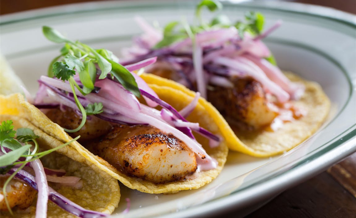 Order Pescado Taco - Taco food online from Ranchito Pizzeria & Mexican Restaurant store, Fords on bringmethat.com