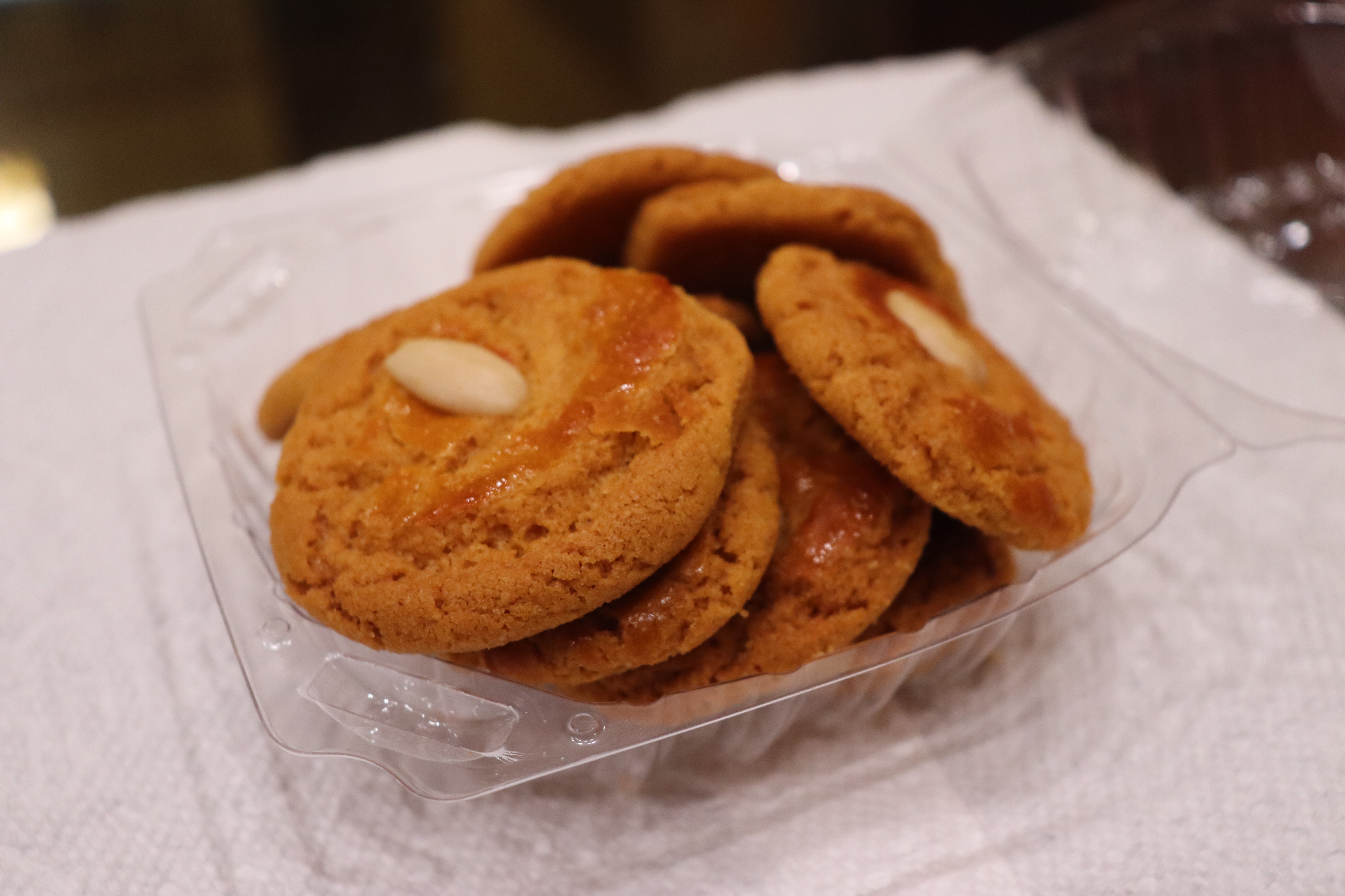 Order Almond Cookies (杏仁酥) food online from Long Family Pastry store, Los Angeles on bringmethat.com