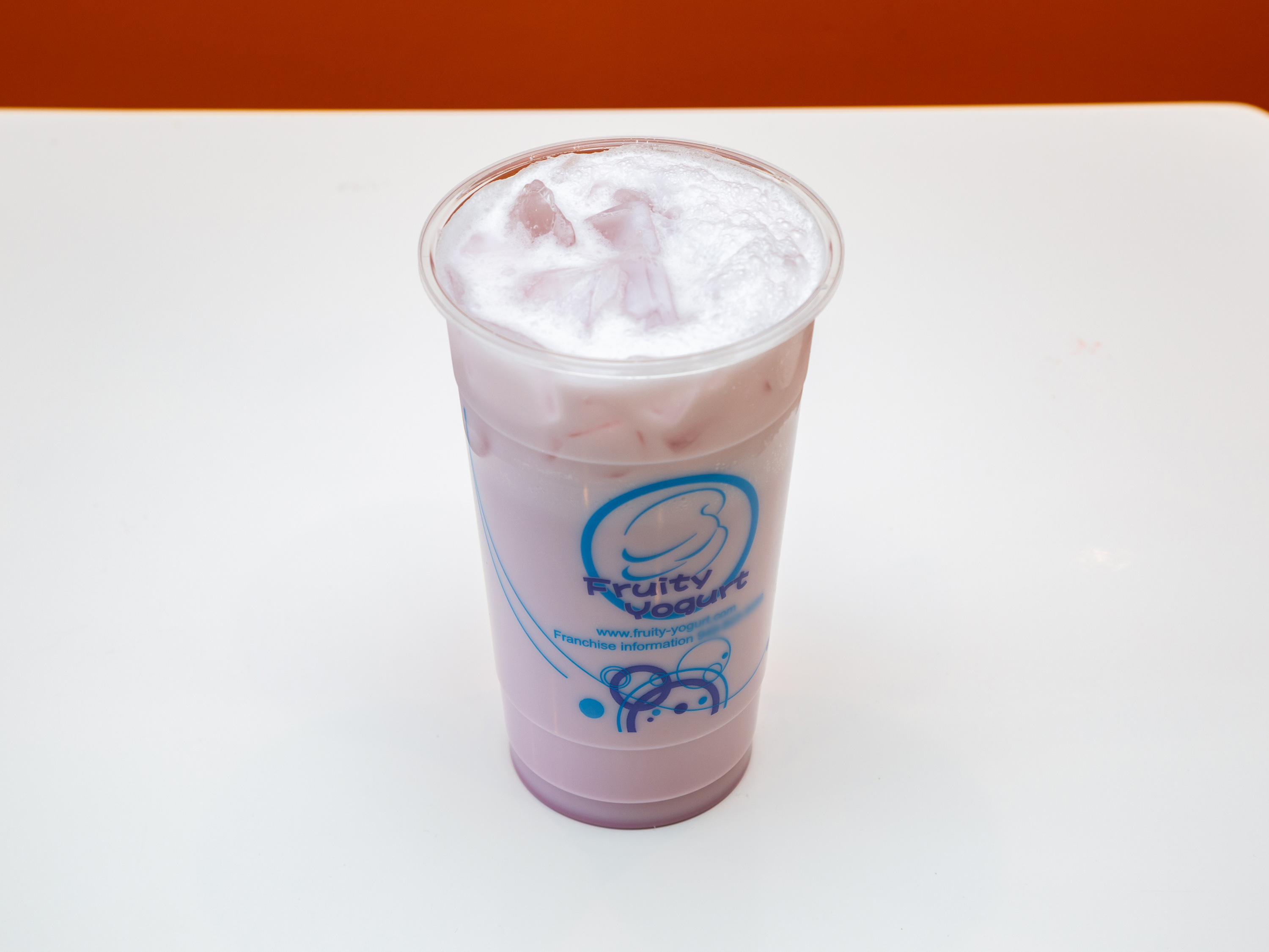 Order Taro Coconut Milk Tea food online from Fruity Yogurt store, Hillsborough Township on bringmethat.com