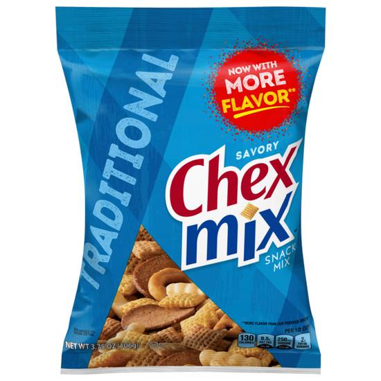 Order Chex Mix Traditional Flavor 3.75oz food online from Casey store, Millstadt on bringmethat.com