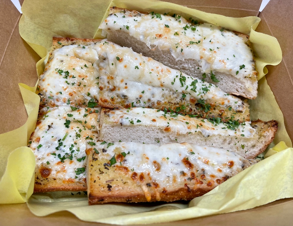 Order CHEESE BREAD food online from Bitcoin Pizza store, Seattle on bringmethat.com