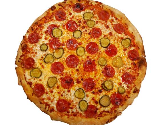 Order Pepperoni & Pickles Pizza  food online from Elliott Pizza store, Dallas on bringmethat.com