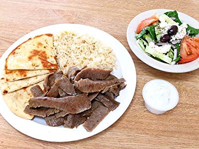 Order Gyro Plate food online from Elsa's Kitchen store, San Diego on bringmethat.com