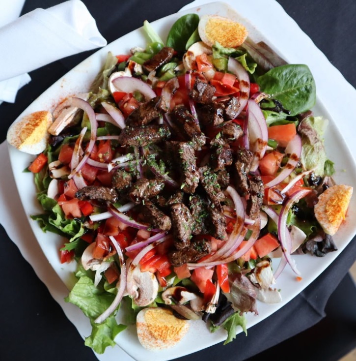 Order Steak Salad food online from Petrini's store, San Diego on bringmethat.com