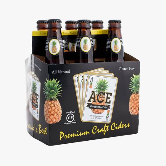 Order Ace Pineapple Hard Cider food online from Campus Liquor store, Riverside on bringmethat.com