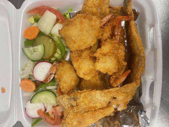 Order Super Seafood Dinner food online from Kennedy Fried Chicken store, Monticello on bringmethat.com