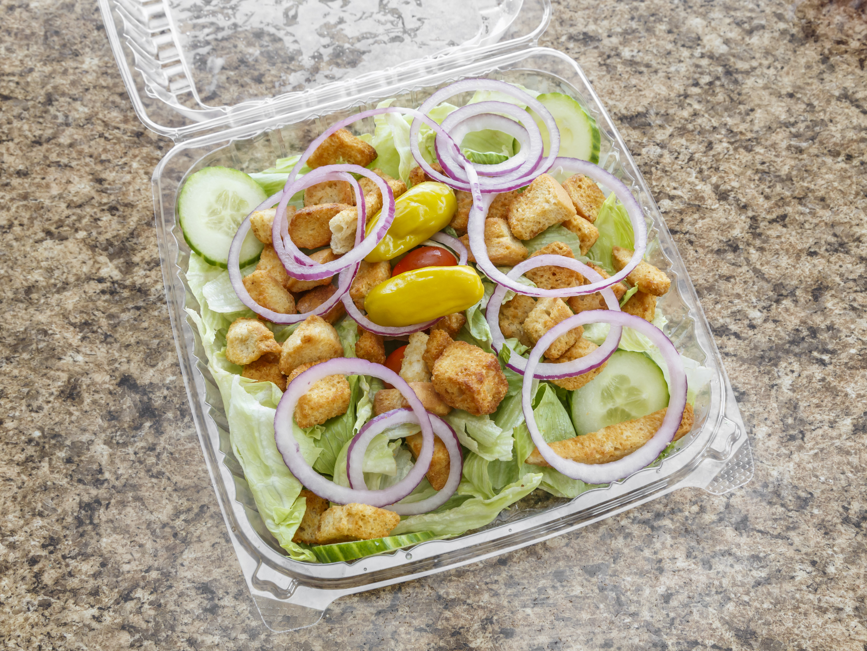 Order Garden Salad food online from Pizza Palermo store, Crafton on bringmethat.com