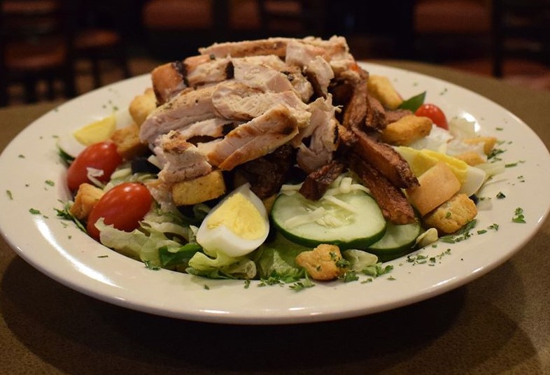 Order Chicken and Pepper Salad food online from Phoenix Fire Grill & Bar store, Canfield on bringmethat.com