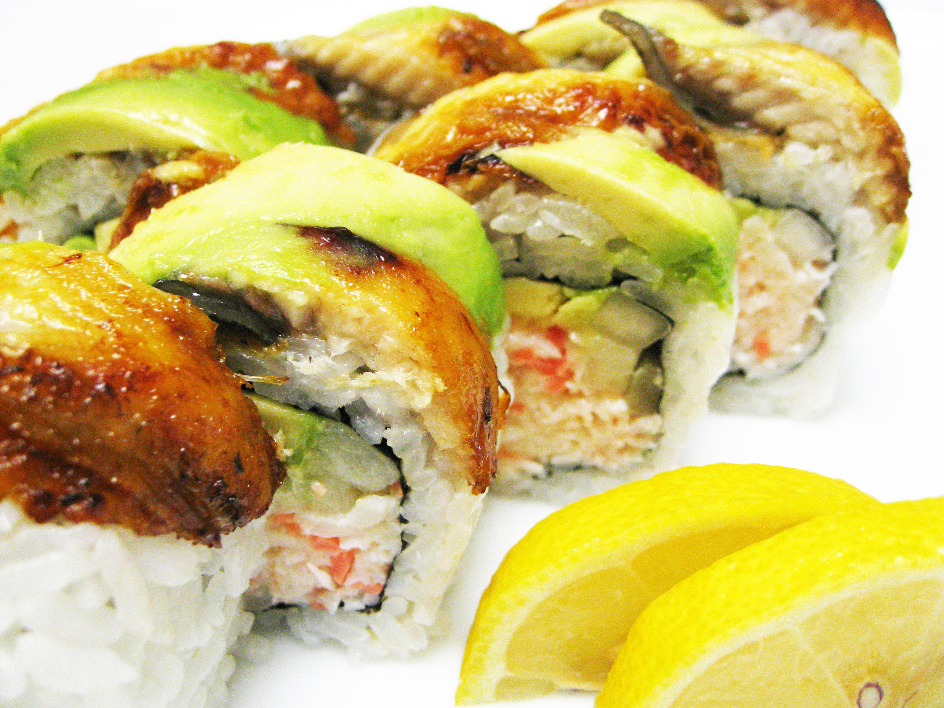 Order Dragon Roll food online from Western Maki store, Rialto on bringmethat.com