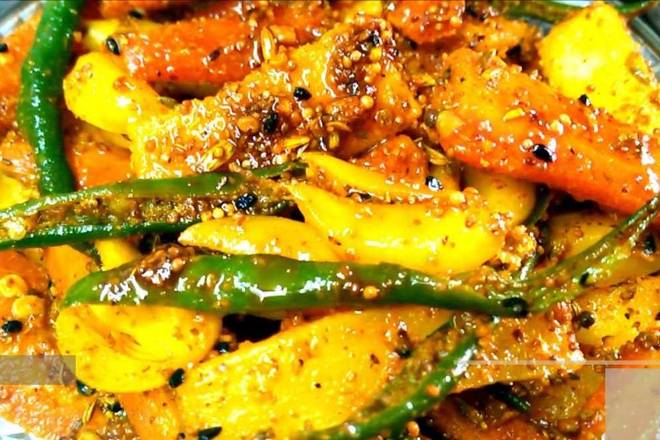 Order Mixed achar/pickle (5.5oz) food online from Namaste Indian Cuisine store, Portland on bringmethat.com