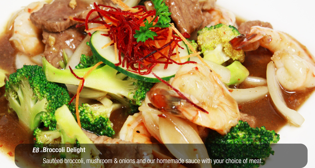 Order E8 Broccoli Delight food online from Thai-D store, Marion on bringmethat.com