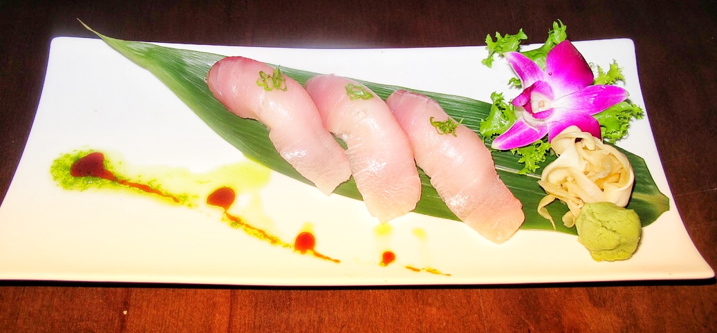 Order 2 Piece Yellowtail food online from Sushi Osaka store, Ithaca on bringmethat.com