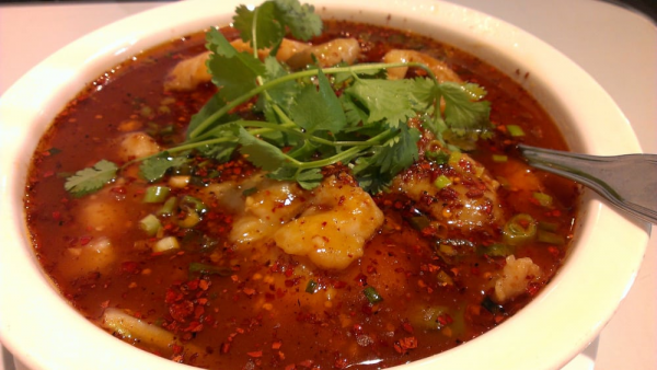 Order 127. Fish Fillet in Chili Broth food online from Taste of sichuan store, Lynnwood on bringmethat.com
