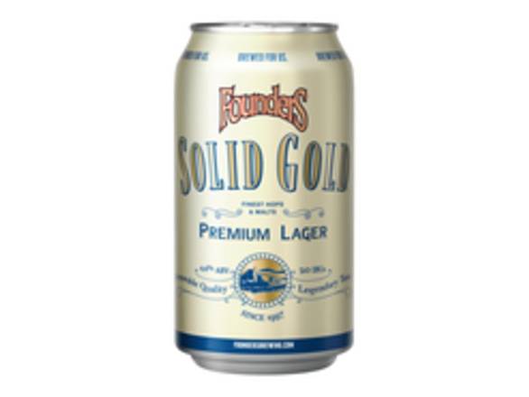 Order Founders Solid Gold - 15x 12oz Cans food online from Kirby Food & Liquor store, Champaign on bringmethat.com