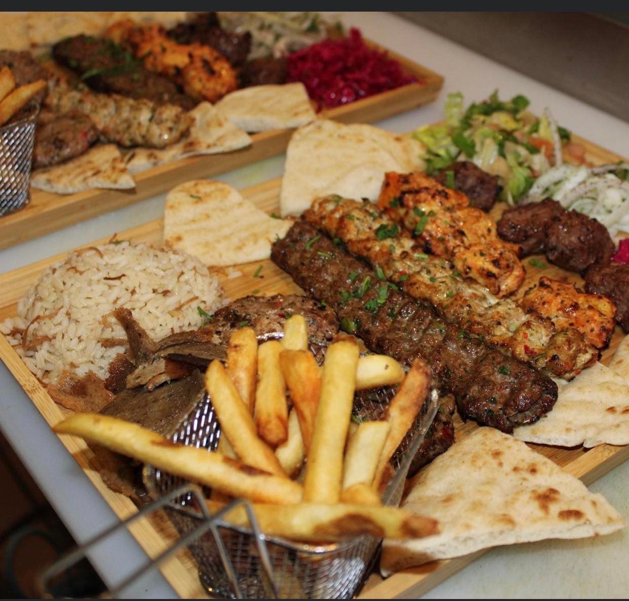 Order Mixed Grill Combo food online from Rumi Mediterranean Grill House store, Pittsburgh on bringmethat.com