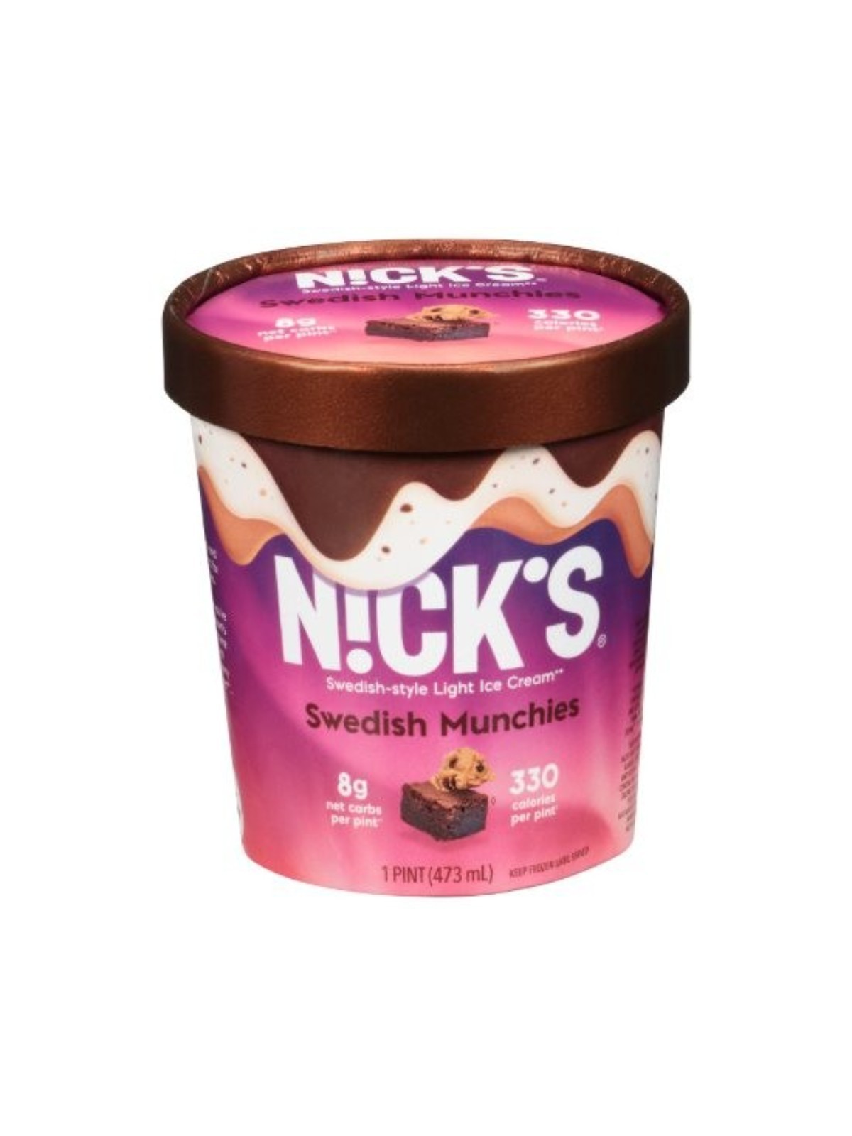 Order Nick's Swedish Munchies Ice Cream (1 Pint) food online from Neighborhood Scoops store, Marietta on bringmethat.com