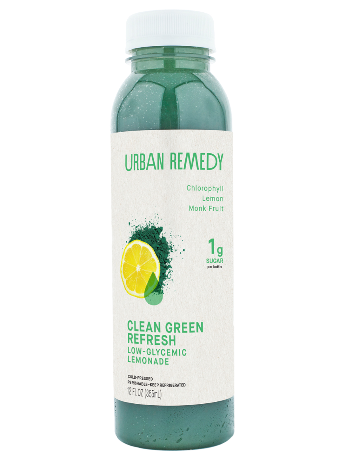 Order Clean Green Refresh 12 oz food online from Urban Remedy store, San Rafael on bringmethat.com