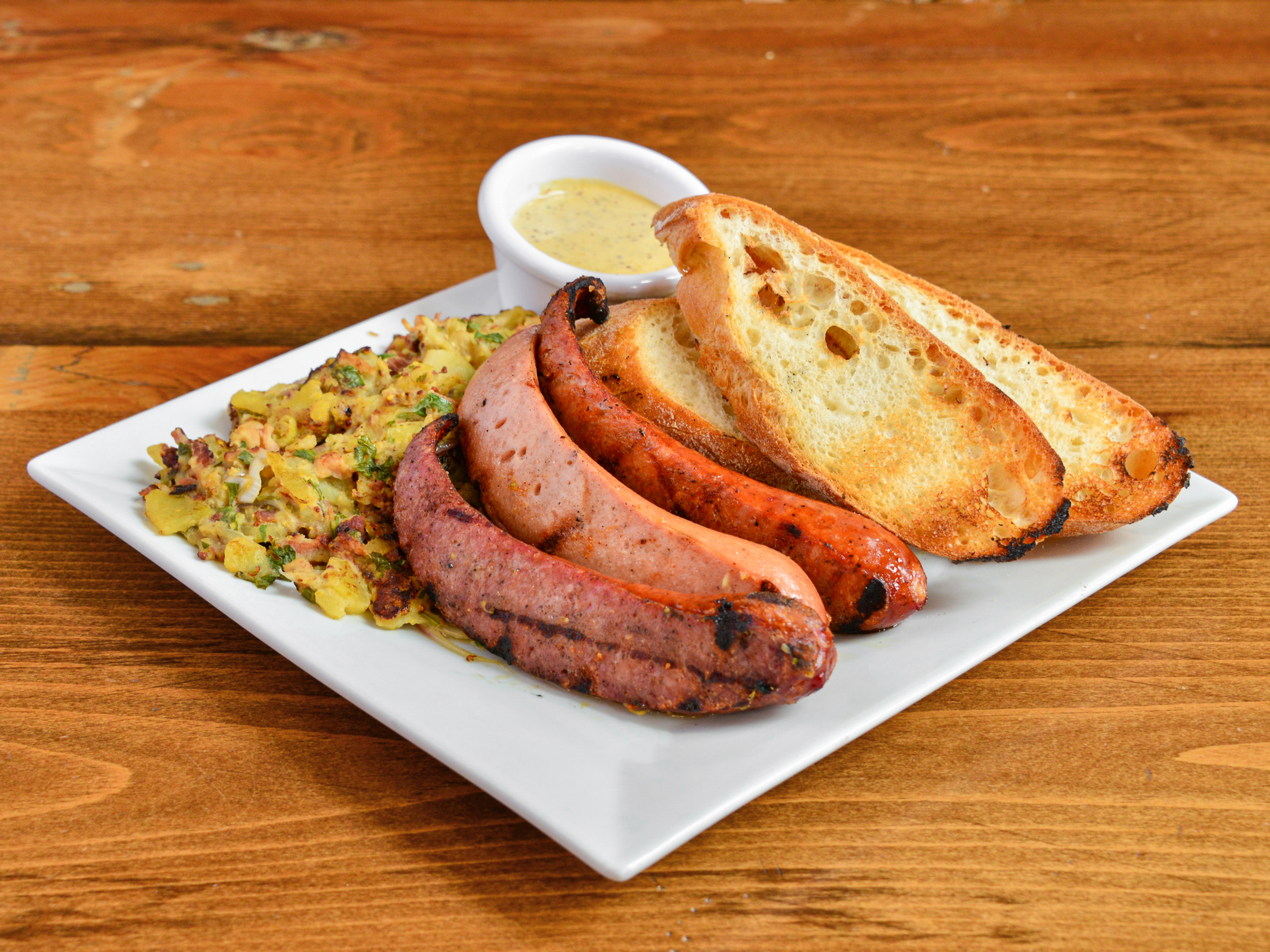 Order German Sausage Sampler food online from St Joseph Brewery & Public House store, Indianapolis on bringmethat.com