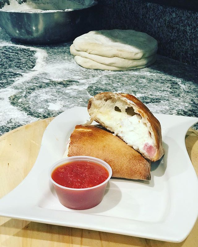 Order Ham and Cheese Calzone food online from Nino's Pizza & Restaurant store, Hillsdale on bringmethat.com