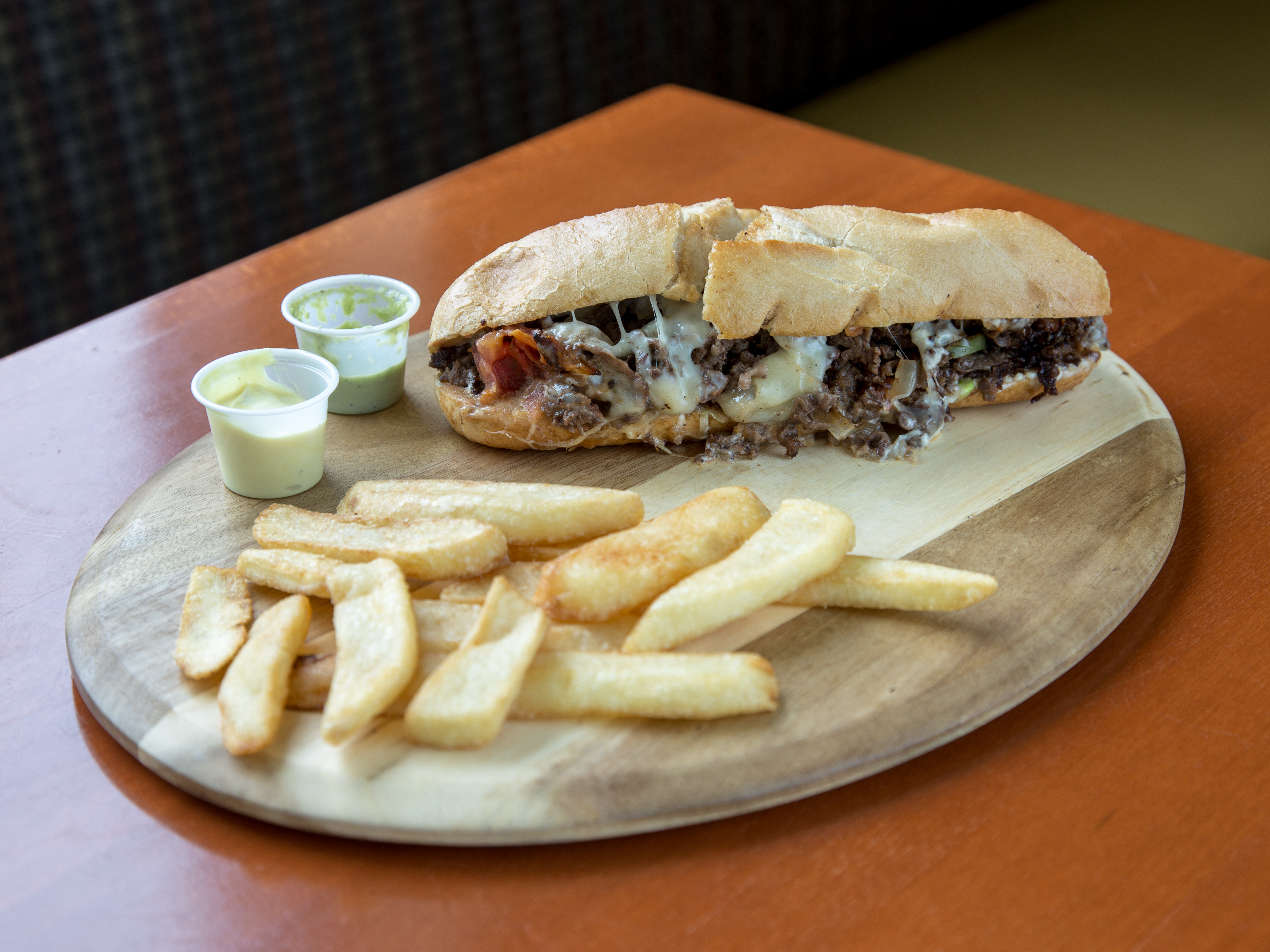 Order 8" Steak and Cheese Sub food online from Super Pollo store, Arlington on bringmethat.com