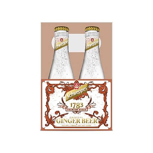Order Schweppes 1783 Ginger Beer (4PK 6.3 OZ) 131029 food online from Bevmo! store, Pasadena on bringmethat.com