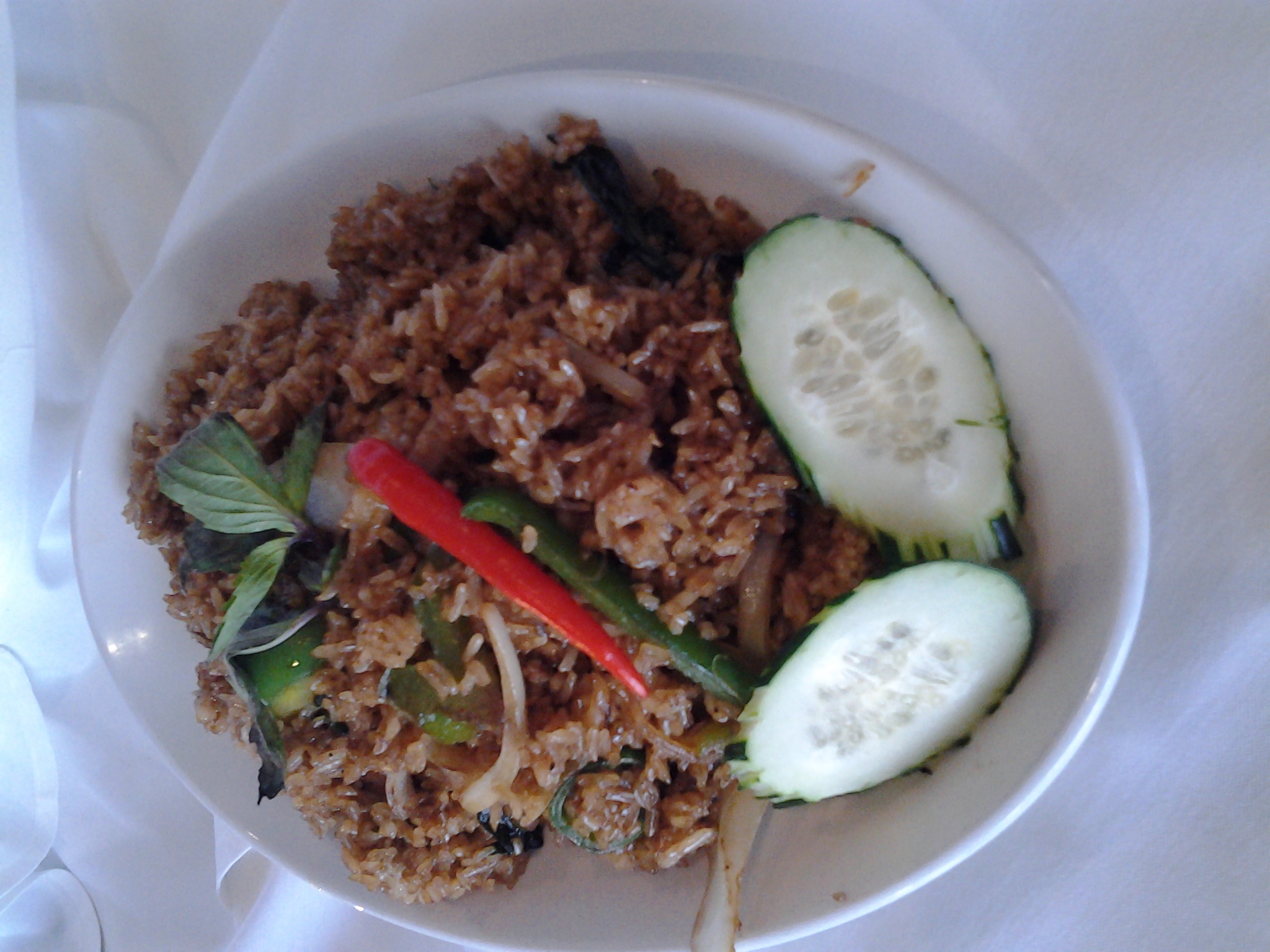 Order Spicy Basil Fried Rice food online from Tasty Thai Restaurant store, Vernon Hills on bringmethat.com