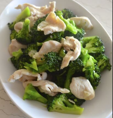 Order D2. Steamed Chicken with Broccoli Diet food online from China Garden store, Hackettstown on bringmethat.com