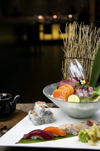 Order Sushi and Sashimi Platter food online from Blossom Asian Bistro store, Summit on bringmethat.com