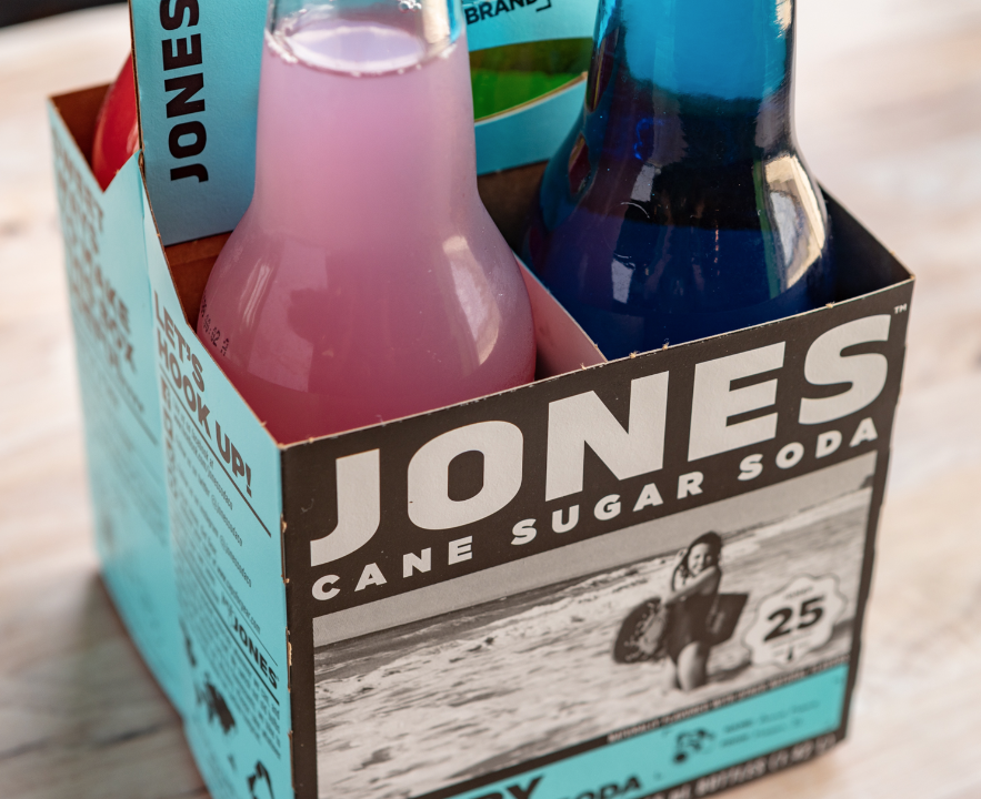 Order Four Pack Of Jones Soda food online from Head West Subs store, Springfield on bringmethat.com
