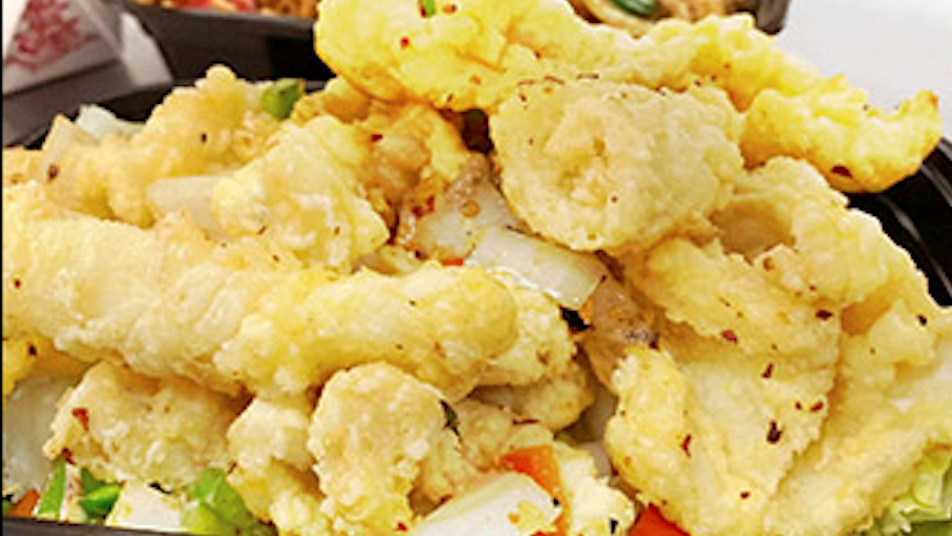 Order 9. Jumbo Fried Shrimp / 炸蝦 food online from Chow n' Joy store, Somerville on bringmethat.com