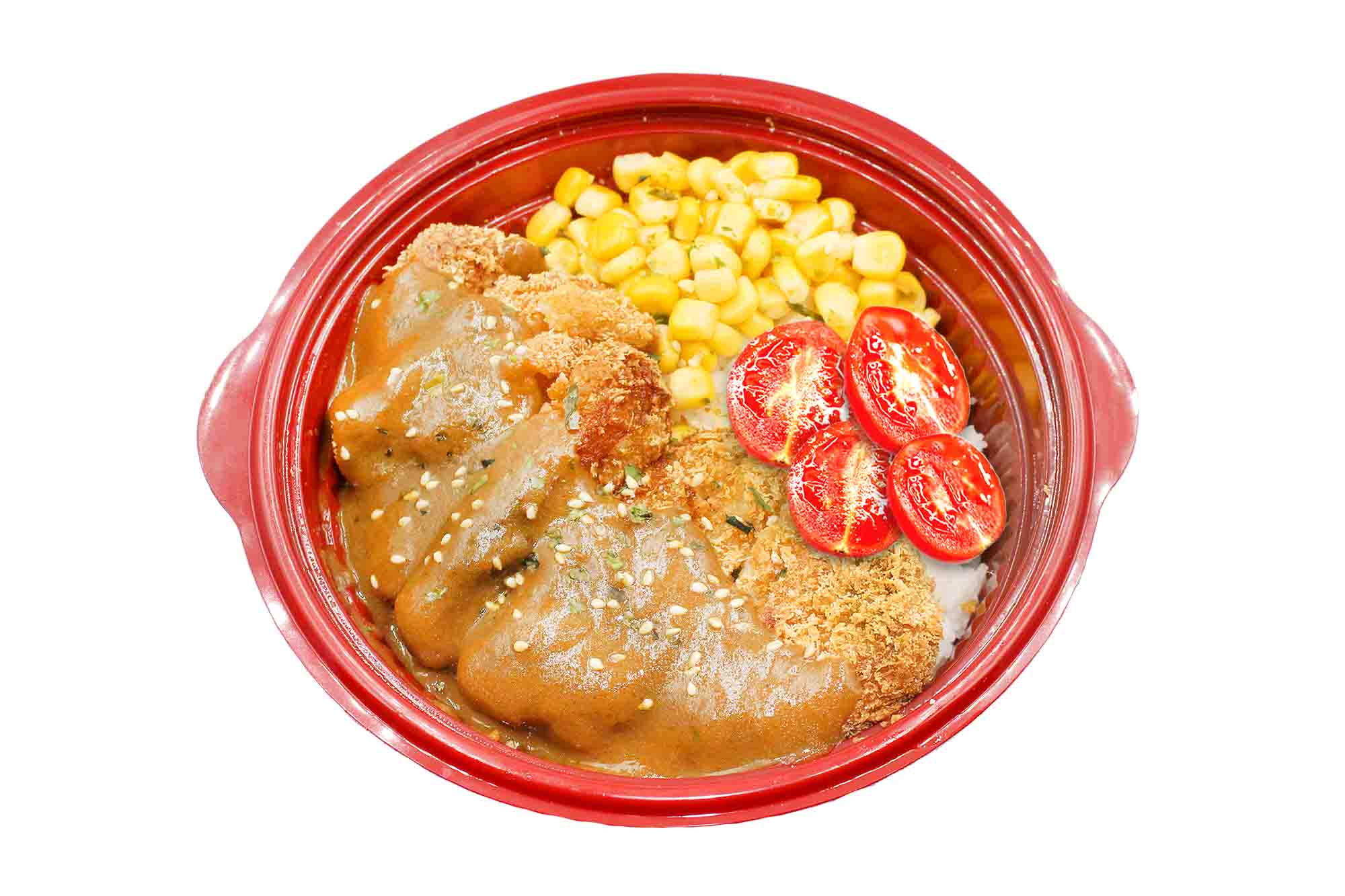 Order (D) Curry Pork Katsudon food online from Riceful store, Berkeley on bringmethat.com