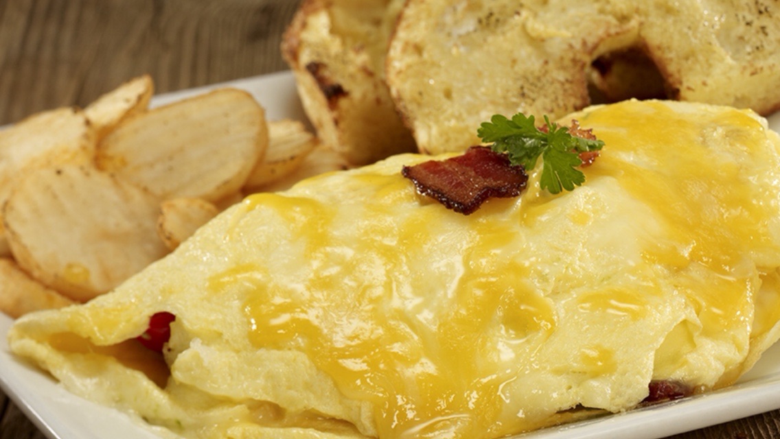 Order Cheese Omelet food online from Bagel Me store, Anaheim on bringmethat.com