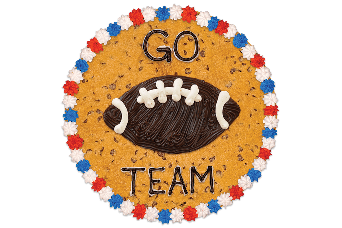 Order #468: Football GO TEAM! food online from Nestle Toll House Cafe store, Friendswood on bringmethat.com
