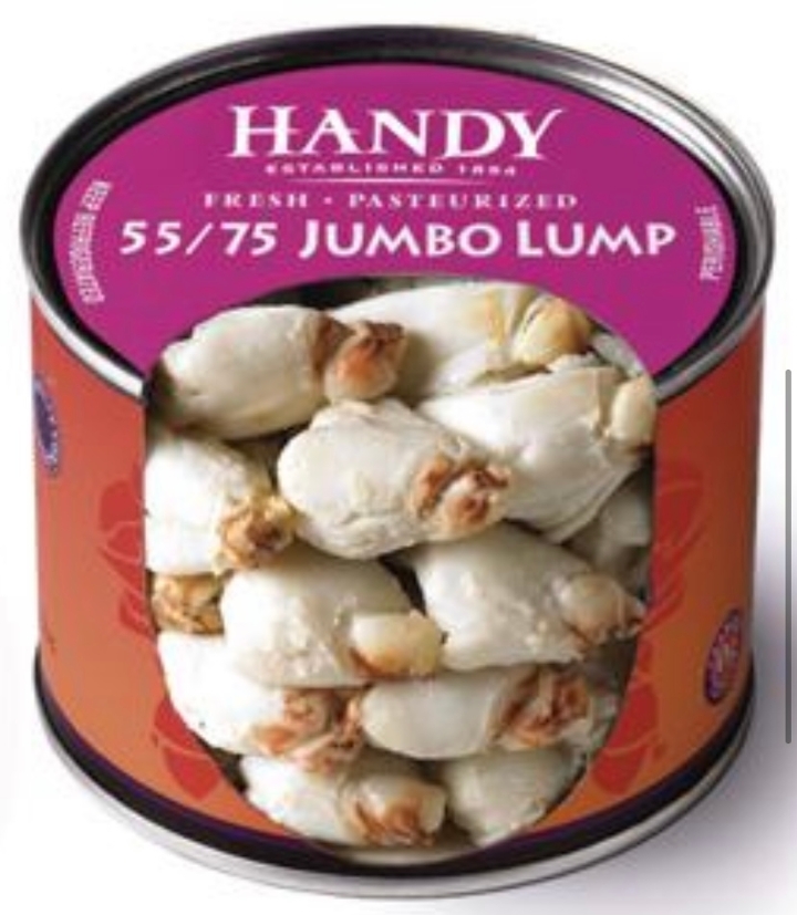 Order Jumbo Lump Crab Meat Can food online from Captain’s Curbside Seafood store, Trappe on bringmethat.com