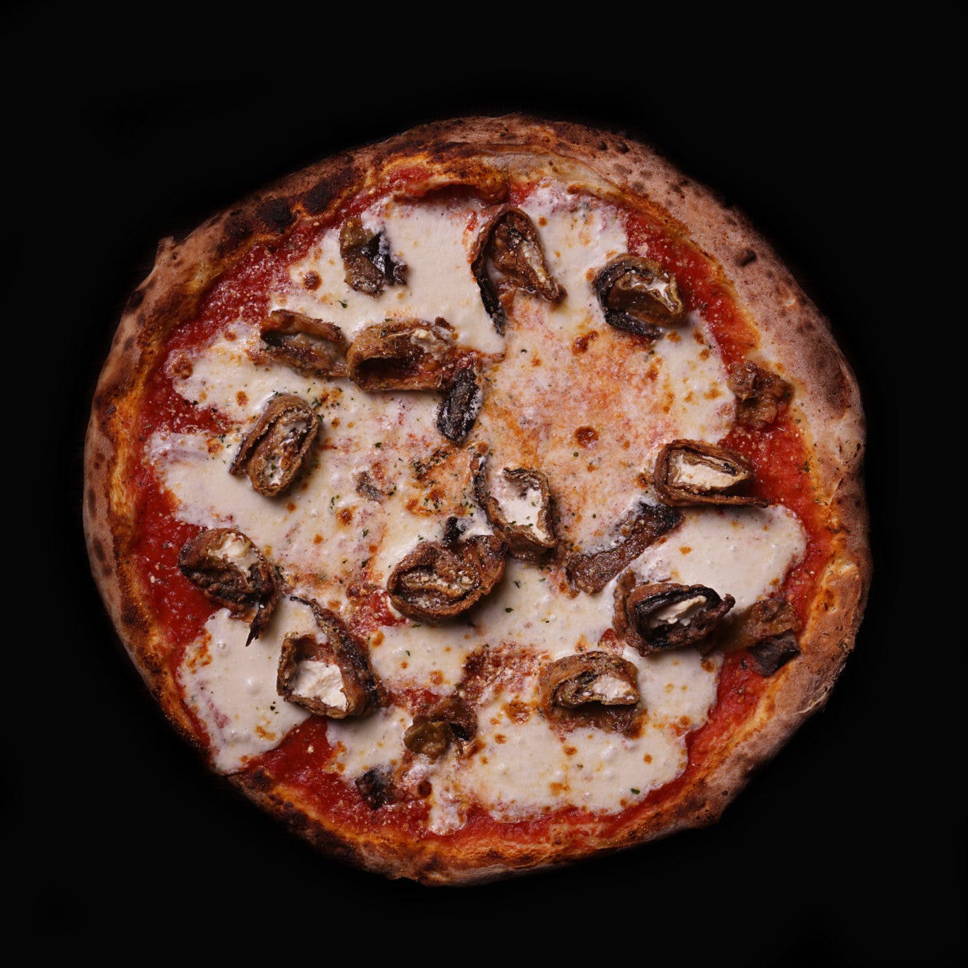 Order Al Funghi Pizza - Pizza food online from Mocha Bleu store, Teaneck on bringmethat.com