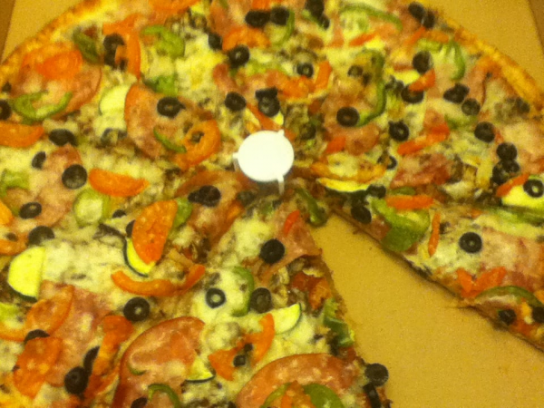 Order Veggie Breakfast Pizza food online from Marina Pizza Parlor store, San Leandro on bringmethat.com