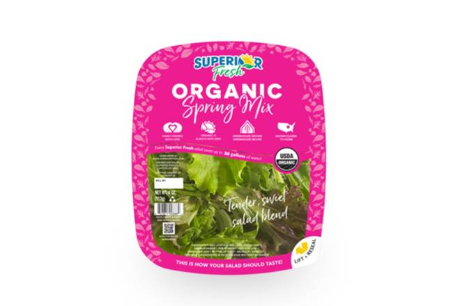 Order Superior Fresh Organic Spring Mix food online from Kwik Trip store, Little Chute on bringmethat.com
