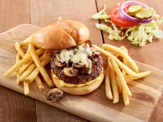 Order Mega Mushroom and Swiss Burger food online from Ruby Tuesday store, North Canton on bringmethat.com
